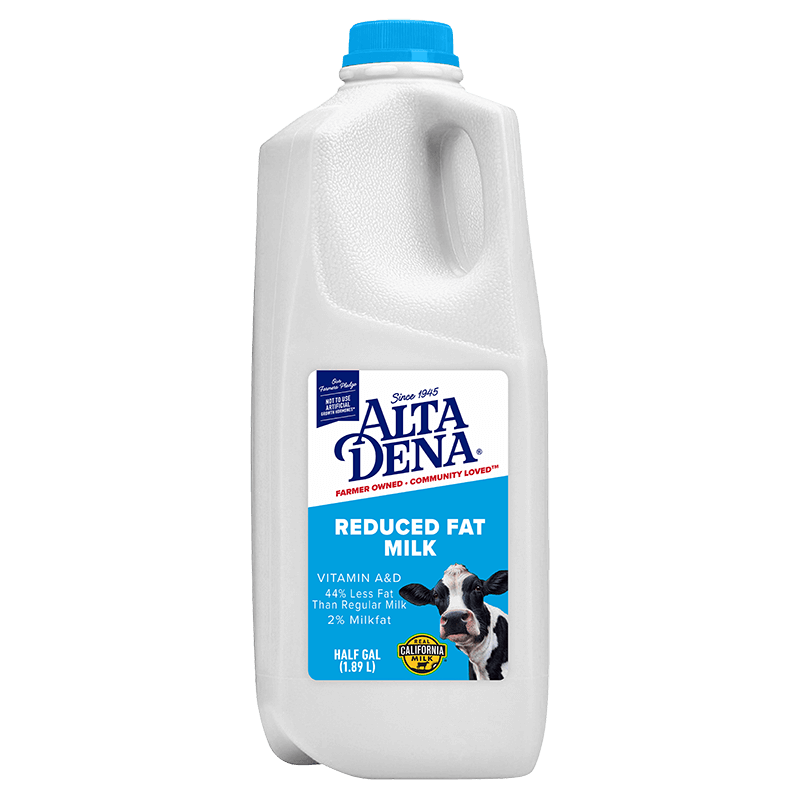 2% Reduced-Fat Milk Plastic Half Gallon