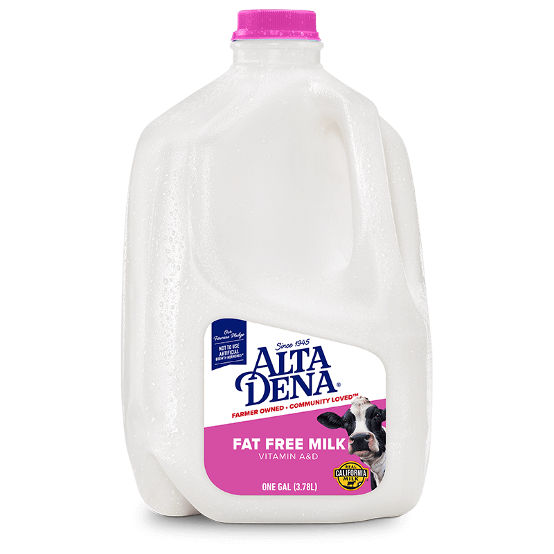 Fat-Free Milk Plastic Gallon